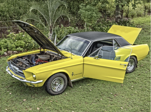 coche amarillo