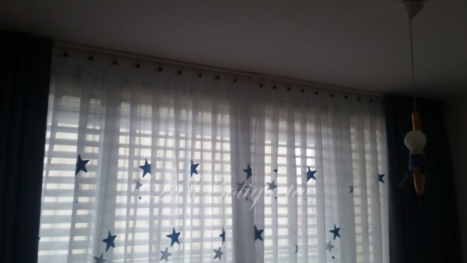 Cortinas con estrellitas