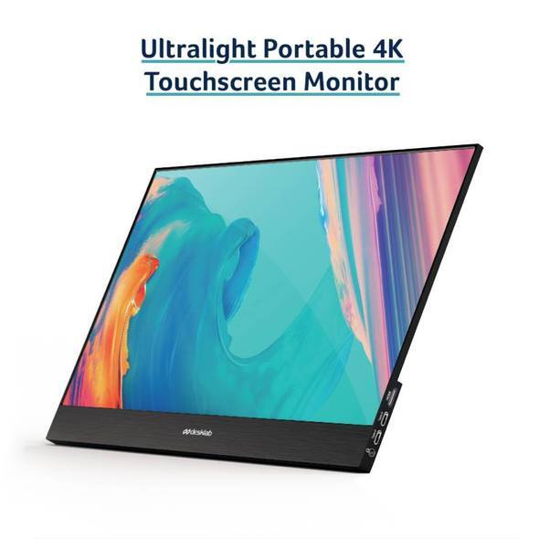El monitor portátil DLab de Desklab es un cargador, altavoz y más