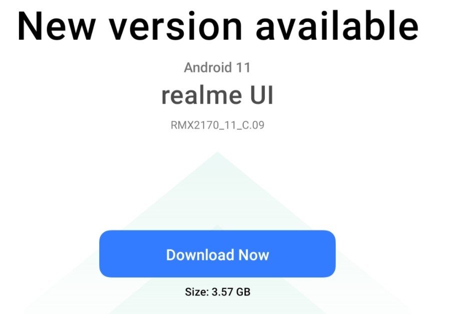 Actualización para Realme 7 Pro Realme UI 2.0