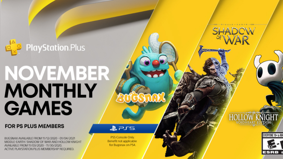 Lista de juegos de PS Plus de noviembre revelada con Bugsnax gratuito en PS5
