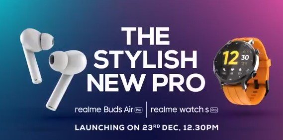 Realme Buds Air Pro Master Edition y realme Watch S Pro se lanzarán el 23 de diciembre