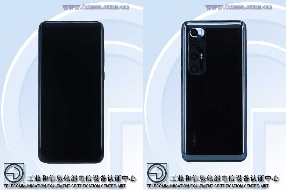 Supuestas imágenes de Xiaomi Mi 10S TENAA