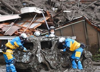 Two dead, 20 missing after mudslide on outskirts of Tokyo; 10 residents rescued