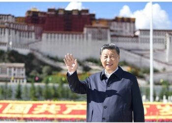 Xi Jinping meets top military officials in Lhasa