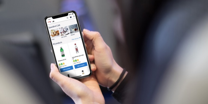 British Airways app allows economy passengers to order food to seat