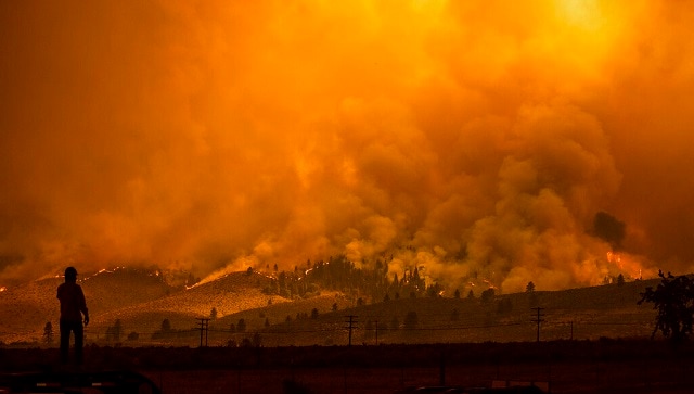 Los incendios arden en varios estados mientras una ola de calor asola el oeste de los Estados Unidos y sobrecarga las redes eléctricas