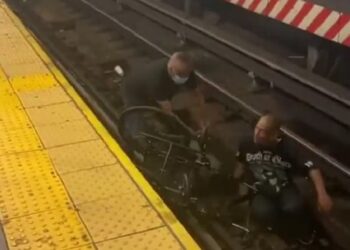 Not all heroes wear capes: Man rescues wheelchair-bound commuter who fell on tracks, minutes before train arrives