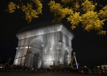 Paris’ Arc de Triomphe is being wrapped in fabric for art installation envisioned half a century ago