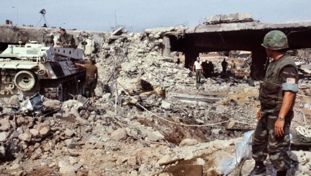 El gemelo de Kabul trae un escalofriante recordatorio de los mortíferos atentados con bombas de los cuarteles de los marines en Beirut en 1983