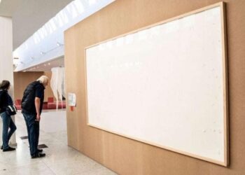 Danish artist takes $84,000 from museum; submits two blank canvases titled ‘Take the Money and Run’