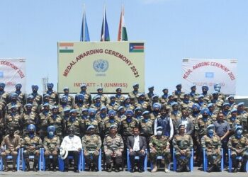 Over 800 Indian peacekeepers with United Nations Mission in South Sudan honoured with UN medals for service