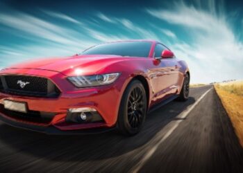 ford mustang rojo
