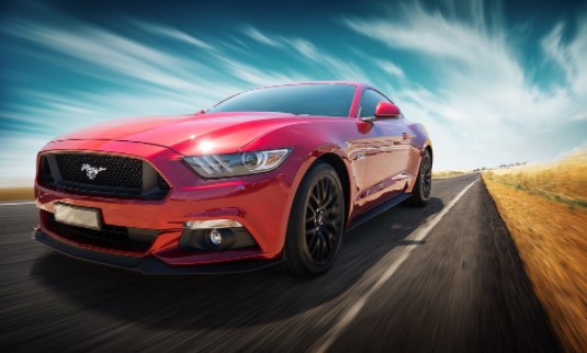 ford mustang rojo