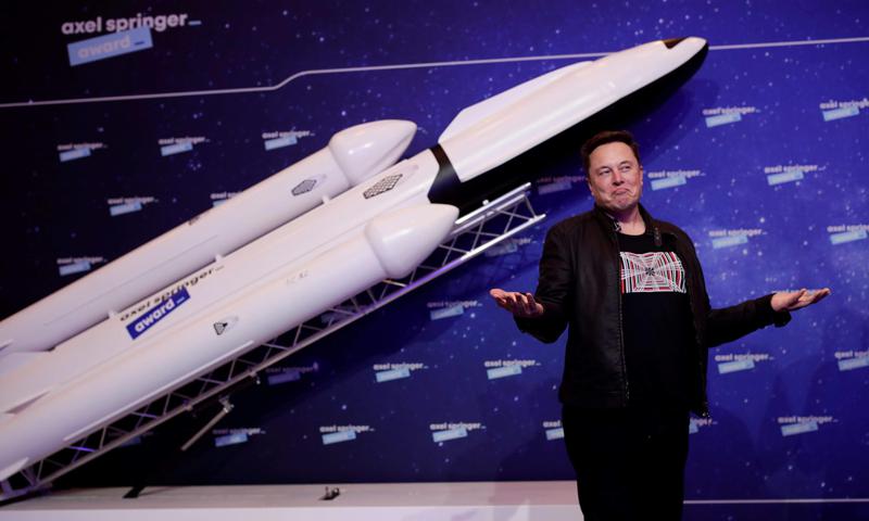 La basura del cohete SpaceX de Elon Musk