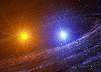 Se observa el inicio de nuevos planetas en un sistema estelar binario