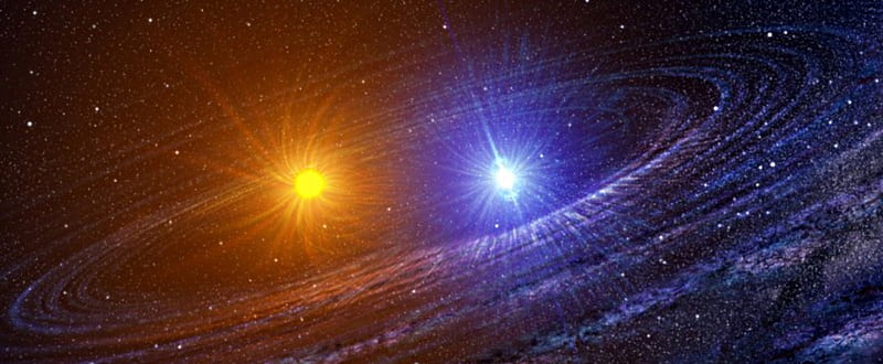 Se observa el inicio de nuevos planetas en un sistema estelar binario