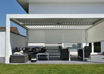 pérgola de aluminio