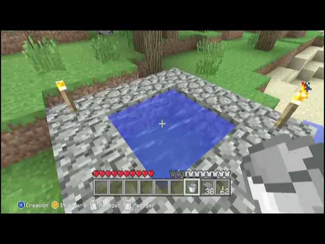 Cómo hacer agua infinita en Mine