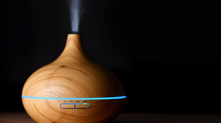 Humidificador de diseño madera