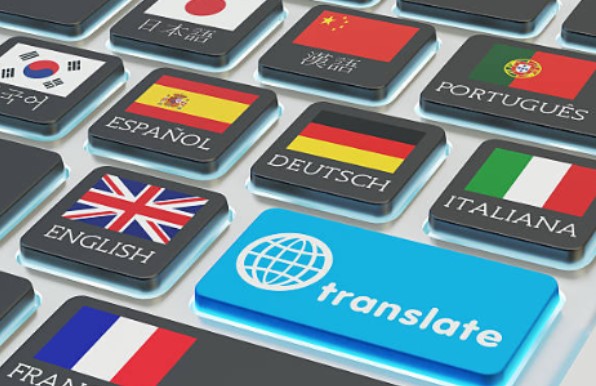 Teclado con distintos idiomas