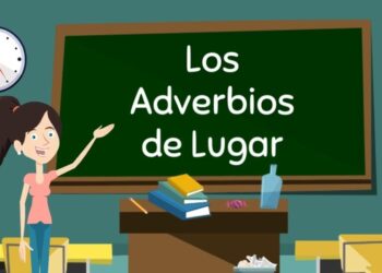 Adverbios de lugar, forma parte de la oración