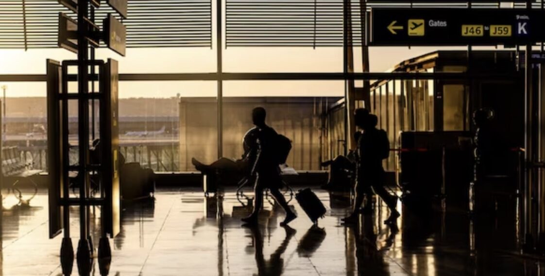 Aeropuerto a oscuras