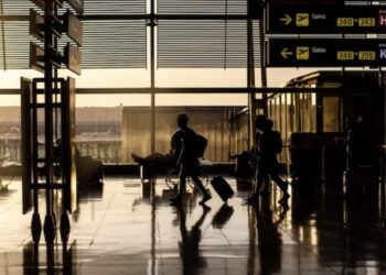Aeropuerto a oscuras