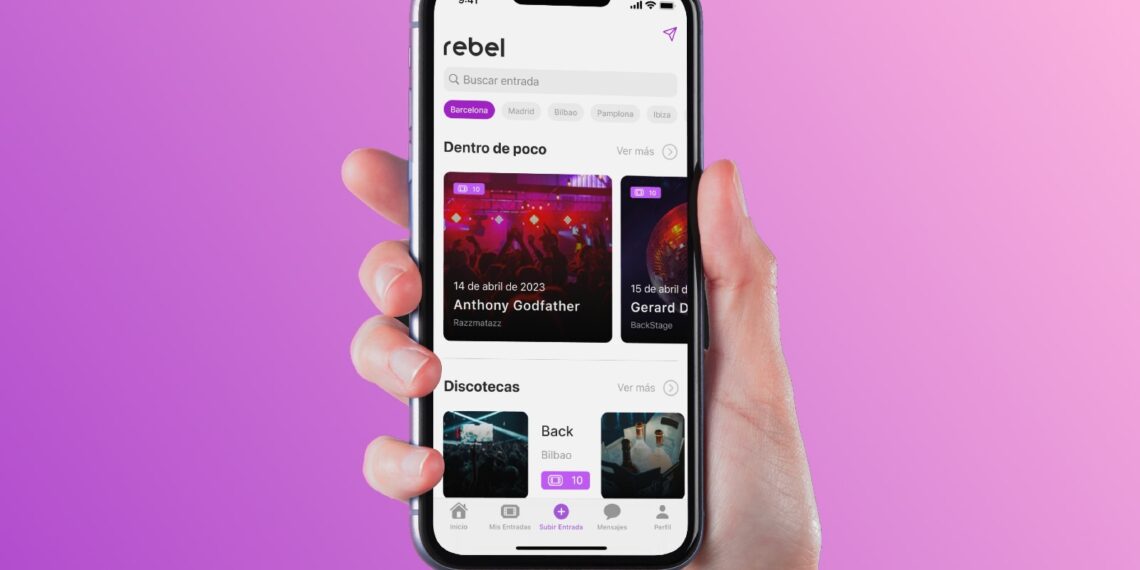 La plataforma de reventa REBEL TICKETS, ¡ya disponible en tu móvil!