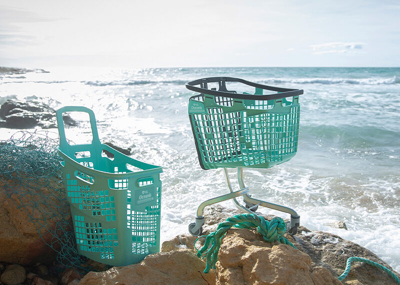 Beneficios de las cestas de la compra recicladas. Sostenibilidad e imagen de marca
