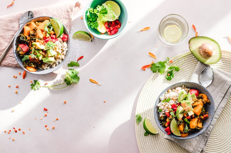 Alimentos saludables para nutrición infantil